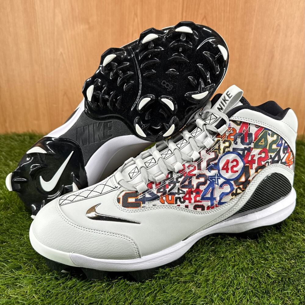 Nike Griffey 2 MCS Jackie Robinson Day Baseball Cleats HJ4509-001 Men’s Size 13